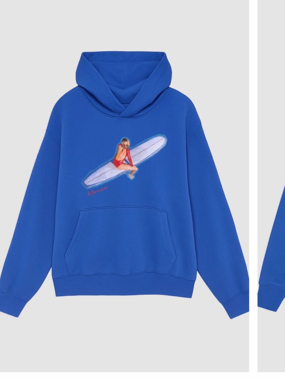 BRIGHT BLUE SUMMER SURFER HOODIE